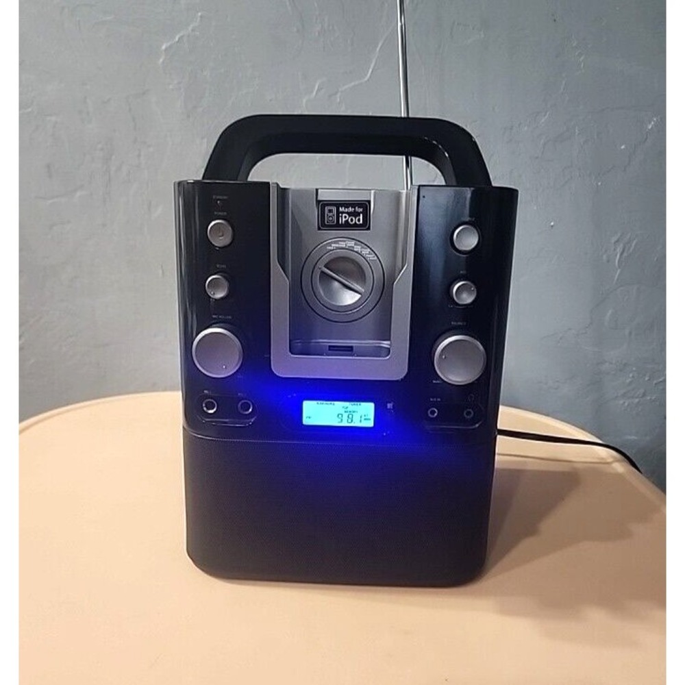 iLive Karaoke For iPod Ij309B (Dock For iPod + CD/CD+G + Video‎ Outlet) Black